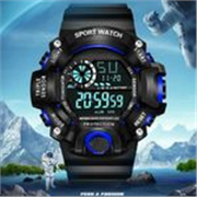 Holcano Mens Watch Digital Watch – For Men NEW GENERATION BLUE DIAL BLACK STRAP WATCHES