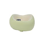 Verage Luxe Travel Neck Pillow with Advanced Orthopedic Memory Foam with Extra Softness for Travel in Car, Flights, Train, Airplane and Cervical Pain (Cream)