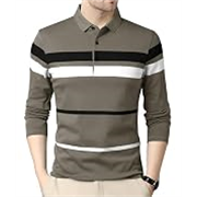Noble Monk Men’s Polycotton Regular Fit Full Sleeves Polo T-Shirt