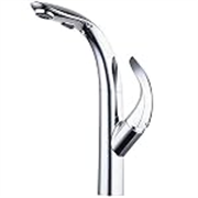 ALTON Accenture ACT21010 Single Lever Kitchen Sink Faucet with Pull-Down Dual Flow Sprayer (Chrome)