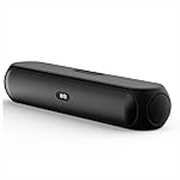 GOBOULT Bassbox X20 Bluetooth Speaker 20 Watt BoomX Audio, Up to 6 Hrs Playtime, Type-C Charging, AUX/TF Card/USB & BTv 5.4, Bluetooth Sound Bar Portable (Pure Black)