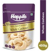 Happilo 100% Natural Premium Whole Cashews (1 x 450 g)