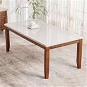 Home Centre | Giza 8-Seater Dining Table | Faux Marble Top | Composite Marble Top | Grey | 1 Year Warranty