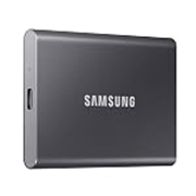 Samsung T7 2TB Up to 1,050MB/s USB 3.2 Gen 2 (10Gbps, Type-C) External Solid State Drive (Portable SSD) Grey(MU-PC2T0T)