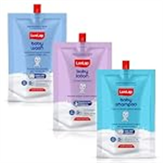 LuvLap Baby Wash, Baby Shampoo, Baby Lotion -45ml, Sample Pack, Dermatologically Tested