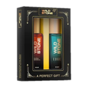Wild Stone Premium Perfume Gift Set for Men- Ultra Sensual and Edge (20 ML Each) Eau de Parfum – 40 ml (For Men)