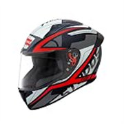 Studds Thunder Full Face Helmet D4 with Clear Visor (Matt Black N2, L)