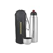 SignoraWare Bullet Stainless Steel Vaccum Insulated ISI Certified Cola Bottle with Protective Cover | Airtight & Leakproof | Hot & Cold for Hours | Durable Flask for Outdoor Use (500ml | Steel)