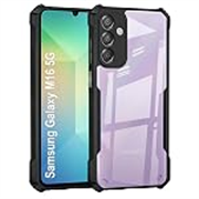 Solimo Back Case Cover for Samsung Galaxy M16 5G | Compatible for Samsung Galaxy M16 5G Back Case Cover | Clear Case with Camera Protection | (TPU + PC | Matte Black)