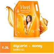 Vivel Glycerin & Honey Body Wash Shower Gel, for Soft, Glowing & Moisturized Skin (1.3 L)
