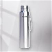 Clazkit Water Bottle Stainless Steel Sports/Fridge Bottle with Leak Proof Lid | Single Wall | For Home, Office, Gym, Travelling | Lightweight | BPA Free |Set Of 1-750ml | Silver)
