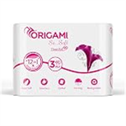 Origami So Soft Toilet Tissue Paper | 3 Ply | Pack of 12 | 140 Pulls Each
