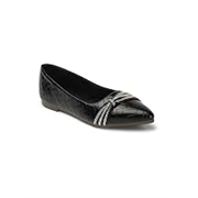 Iconics Women’s Slip On Ballerinas, Colour-Black, Size-UK 6