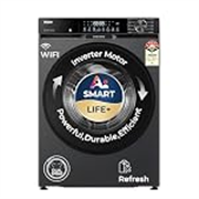 Haier 10Kg,5 Star,AI Smart LIFE+,Vibrant Touch Panel, 525 mm Super Drum, Refresh,WiFi enabled,Fully Automatic Front Load Washer(EFL100-IM14F5ES8U1 | Dark Jade Silver)