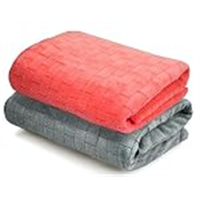 Cortina Solid Towels for Bath Set of 2 (70 x 140 cm) 300 GSM Microfiber Bath Towels, Ultra Soft, Highly Absorbent & Quick Dry for Gym, Beach & Bathroom Towels for Men, Women & Kids (Grey/Marron)
