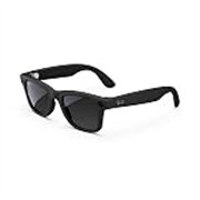 Ray-Ban | Meta Wayfarer (Gen 1) Large – Matte Black, Polarised Gradient Graphite Lenses