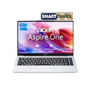 Acer Aspire One, Intel Core Celeron N4500, 8GB LPDDR4 RAM/ 256GB SSD, 14.0″/35.56cm WXGA Display, Intel UHD Graphics, Win 11 Home, Pure Silver, 1.3 Kg, A114-45, Thin and Light Laptop