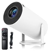 Portable Mini Projector, 4K 1080P Full HD Projector, Support Video Projector, WiFi 5G BT 5.0, Cinema Projector 180° Can Be Rotated, Android 11, Compatible with TV Stick/Windows/iOS/Android for Kids and Adults.