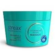 Streax Professional Vitariche Gloss Hair Mask With Hyaluronic Acid- 200gm, Deep Conditioner for Dry, Damaged & Frizz free Hair, Hydrating Masque with Hyaluron Molecules, Sulfate & Paraben-Free, Hair Mask for Frizzy Hair, For Smooth, Shiny, Bouncy, Hydrated Hair (Pack of 1)