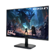 Acer EK-Series 60.45 cm (24 inch) Full HD LED Backlit IPS Panel with 250 Nits Brightness, HDMI & VGA Ports with HDMI Cable, Eye Care Gaming Monitor (EK240Y) (Frameless, AMD Free Sync, Response Time: 1 ms, 144 Hz Refresh Rate)