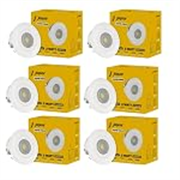 Jaquar Jasper Prime 2W LED Light Spotlight | SPOT Light for Home Ceiling | Cool White SPOT Light (Pack of 6)