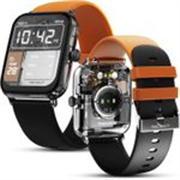 Fire-Boltt Ninja Phantom Smartwatch (Blaze Orange Strap, Free Size)