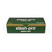 Stash-Pro Emergency Supply Rolling Papers Box – 50 Booklets | Each Booklet: 3 King Size (109×45mm) Natural Brown Papers + 3 Roach Tips | Slow Burn Rolling Papers