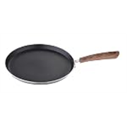 BERGNER Alpine Forged Aluminium Non-Stick Flat Tawa, 26 cm, Induction Base, Grey.