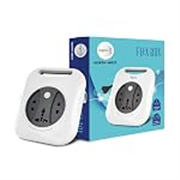 Wipro Flex Box Extension Cord with Universal 3-Pin(1 Unit) & 2-Pin(2 Units) Sockets, with Master Switch & Indicator |4 mtr Copper Wire|Aesthetic Desk Setup for Home & Office | Pack of 1
