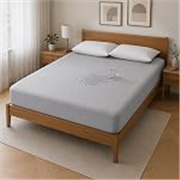 Solimo Cotton Water Resistant Mattress Protector| OEKO TEX certified | Chemical Free| Waterproof & Hypoallergenic| 78″x72″ – King Size, Grey