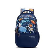 Lavie Sport Boom 30L Navy Backpack |Organizer & Bottle Holder |Gift for Men, Women, Boys, Girls | Laptop Sleeve for School & College