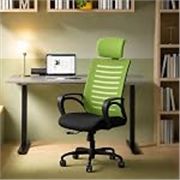 CELLBELL Desire C104 Mesh High Back Ergonomic Office Chair – Adjustable Seat Height, Sturdy Metal Base, Revolving Study & Computer Chair for Work from Home, Pistachio Green