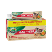 ZANDU Dantveer, Indias 1st with Irimedadi oil Fights 9 dental problems Toothpaste (600 g)