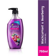 FIAMA Blackcurrant & Bearberry Body Wash Shower Gel, Moisturized Skin and Radiant Glow (750 ml)