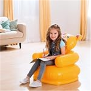 Intex Oz Plastic Store Bear Chair (Blue), 1 Seater