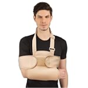 Flamingo Universal Shoulder Immobilizer With Shoulder Support & Arm Sling | Comfortable and Secure Shoulder Brace for Men & Women | Beige | XX-Large