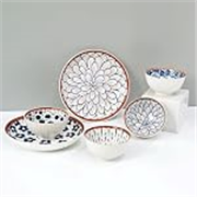 Solimo Ceramic Bowls and Plates Set, 6 Piece (4 Bowls + 2 Plates) | Microwave & Dishwasher Safe | for Snacks, Soup, Salad & Desserts | BPA & Lead-Free | Burnt Sienna
