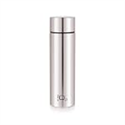 Attro O2 1100Ml Stainless Steel Single Wall Water Bottle, Light Weighted Leak-Proof Use For Office, School, Outdoor & Gym – Silver
