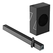 Zebronics Juke Bar 501 Soundbar, 200W RMS, Virtual 5.1, Dual Drivers, 13.33cm Subwoofer, LED Indicator, BT v5.1, TV ARC, USB, AUX, Wall Mountable, Remote Control, Glossy Grill Design