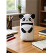 HAPPY SHOPPING STORE High Quality Digital Panda Embossed cover pencil case