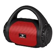Zebronics Zeb-County 3W Wireless Bluetooth Portable Speaker with Supporting Carry Handle, USB, SD Card, FM & Call Function. (Black+Red)