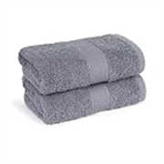 MYTRIDENT Hand Towel | Urban Comfort | Quick Drying | Travel Friendly | for Men/Women | 2 Pc Hand Towel (40 cm x 60 cm) | 100% Cotton 450 GSM – Charcoal