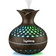 Lifelong Flower Home Humidifier & Essential Oil Diffuser | 300ml Tank Capacity | Ultrasonic Aromatherapy for Home, Office & Bedroom with Soothing Light for Relaxation| Essential Oil Fragrance Diffuser
