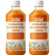 Nutrabud Sea Buckthorn Berry Juice – From Ladakh – Rich in Omega-3,6,7,9 & Vitamin-C (2 x 500 ml)
