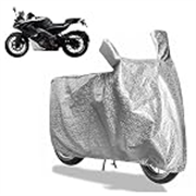 Sulfar Bike Cover for Bajaj Pulsar (RS200 (Current)) | Waterproof, Dustproof & UV Protected | All Weather Two Wheeler Cover (Silver) New 2026 Variants