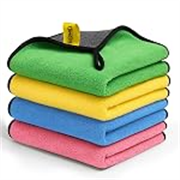 Homies 500 GSM Microfiber Cleaning Cloth for Car, Bike & Home (4 pcs – 40×40 cms) – Super Absorbent, Lint-Free, Scratch-Free Wash, Dry & Detailing Towel- Multi-Color