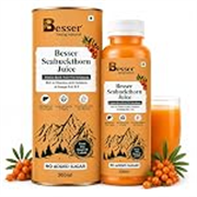 Besser Seabuckthorn Juice 300ml | Himalayan Superfruit Drink | Rich in Vitamins, Antioxidants & Omega 3 6 7 9 | Supports Immunity, Skin & Digestion | No Added Sugar