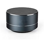Wireless 3W Super Bass Mini Metal Aluminium Alloy Portable Bluetooth Speaker with Mic for All Smartphones