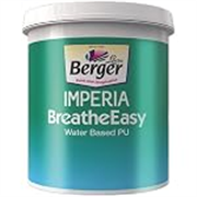Berger Paint Imperia Breathe Easy Satin Gloss With German Water-Based Technology for Non-Toxic Anti-Microbial Wood Finish and Low VOC – 4 Liter