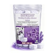 Washing Machine Cleaner Tablets 20 Pcs | Deep Drum & Tub Cleaning | Removes Dirt, Residue, Limescale & Bad Odour | Washing Machine Cleaning Tablets for Front & Top Load Machines (20 pce)